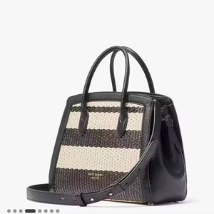 Kate Spade Black and Cream Satchel
